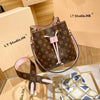 Luxury Neonoe Drawstring Bucket Bag with Pouch – PVC Shoulder Bag for Women