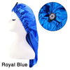 Satin Sleep Bonnet with Headband 11-Inch (28 cm) Extra-Large Silk-Lined Night Cap for Women & Kids