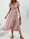 Plus Size 1XL-5XL Women's Floral Summer Dress Breathable Casual Elegant Beach Dress