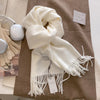 SENAIFEI Luxury Winter Wool Scarf for Women – Cashmere-Feel Pashmina Shawl Wrap, Thick Soft 30 x 200 cm (11.8 x 78.7 in)