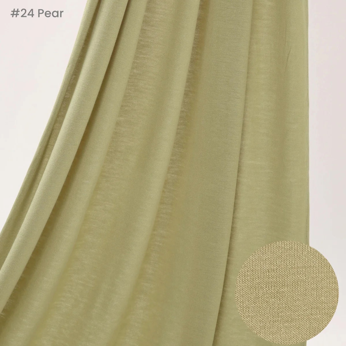 Jersey Hijab Scarf 170 x 60 cm (67 x 24 in) - Stretchy Cotton-Spandex Long Shawl | 29 Solid Colors Muslim Headscarf Turban Wrap