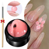 Clear Non-Sticky Hand Extension Gel 15ml (0.51 fl oz) 3D Sculpting & Carving Solid Hard Gel for Fake Nails
