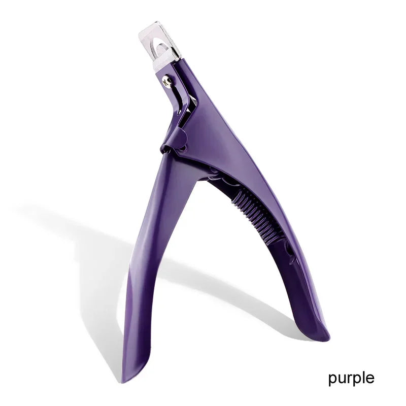 Acrylic False Nail Tip Clipper – U-Shaped Cut Stainless Steel Manicure Tool
