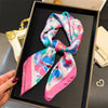 Bohemian Paisley Satin-Feel Polyester Square Scarf for Women 70×70 cm (27.6×27.6 in) – Neck, Hair, Bandana Shawl