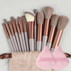 Professional 13/14/15/16-Piece Makeup Brush Set - Soft Fluffy Foundation, Powder, Eyeshadow & Blending Brushes with Kabuki Brush, Sponge and Storage Bag