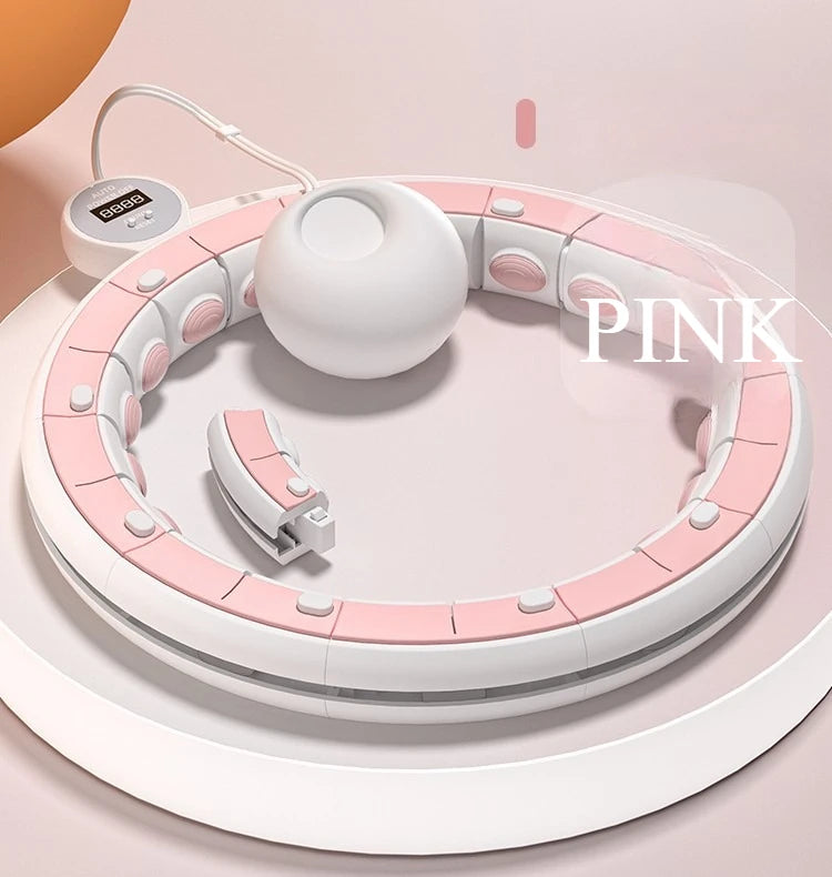 Smart Magnetic Hula Hoop for Women – Adjustable Waist Fitness Hoop for Weight Loss, Fat Burning & Cardio Workout