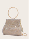 Women's Rhinestone Diamond Clutch Purse Bridal Wedding Party Evening Bag