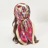 Satin-Feel Square Scarf 90 x 90 cm (35.4 x 35.4 in) – Satin-Look Polyester Hijab, Neckerchief, Shawl & Headscarf for Women