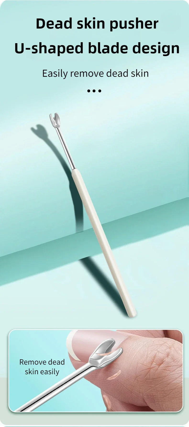 Stainless Steel Cuticle Scissors - Sharp Rust-Resistant Manicure & Nail Care Tool