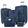 Softside 5-Piece Luggage Set – 20" (51 cm), 24" (61 cm), 28" (71 cm) Spinner Suitcases with Duffel & Toiletry Bag, TSA Lock, Oxford Fabric