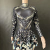 High-Stretch A-Line Summer Dress for Women — Long Sleeve Elegant Evening & Party Dress