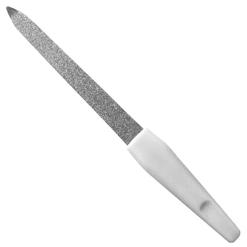 Stainless Steel Double-Sided Nail File 6 in (15 cm) Professional Manicure & Pedicure Tool