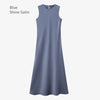 Elegant Satin Mermaid Maxi Dress with Knit Top Set – Floor-Length Women’s Evening Outfit, Spring/Summer