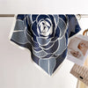 Luxury Horse Print Silk-Feel Square Scarf 70 x 70 cm (27.6 x 27.6 in) – Women's Neck, Hair, Foulard, Bandana