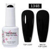 Red Semi-Permanent UV Gel Nail Polish 15ml (0.5 fl oz) Top & Base Hybrid