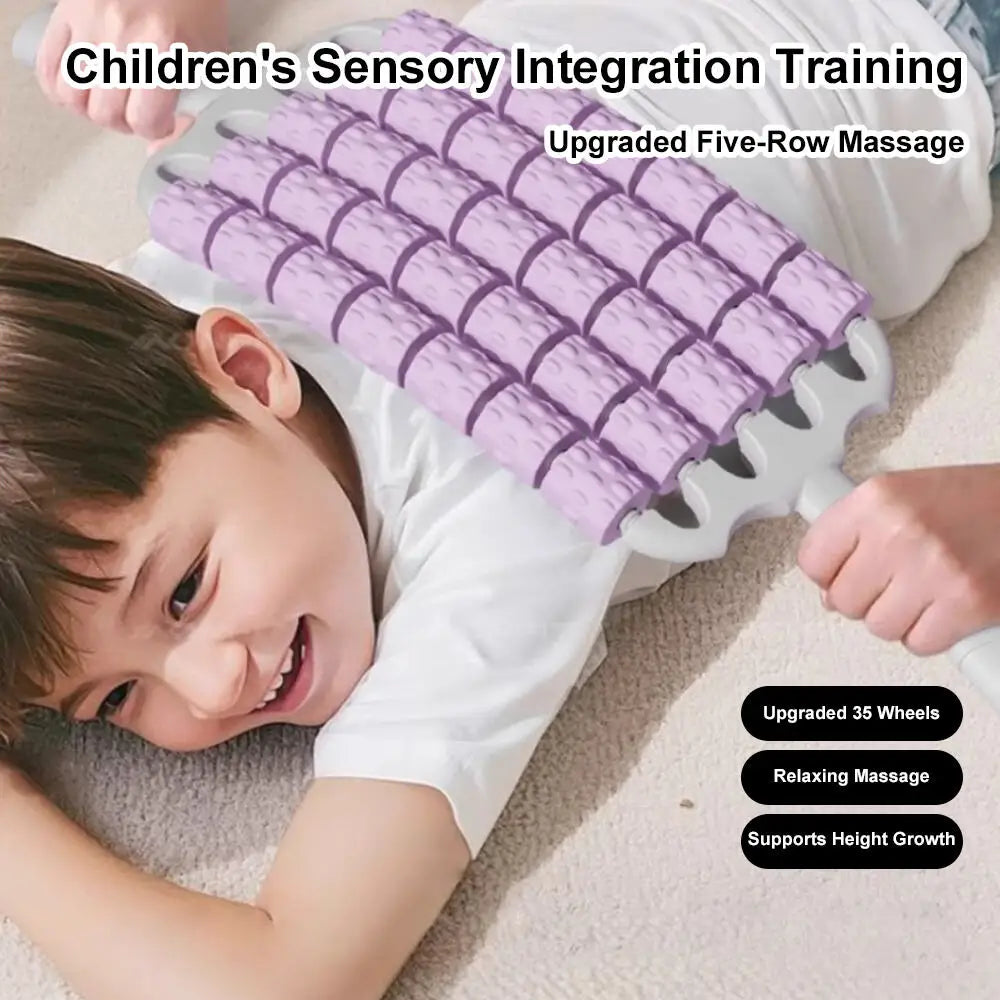 Portable Slimming Roller Massager Deep Tissue Lymphatic Muscle Roller for Legs Back Body