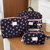 Pink Strawberry Quilted Cosmetic Bag – Portable Travel Makeup Pouch & Toiletry Organizer, Multiple Sizes (Small 15×9×8 cm / 5.9×3.5×3.1 in; Handbag 24×18.5×7 cm / 9.4×7.3×2.8 in; Tote 25×16×15 cm / 9.8×6.3×5.9 i