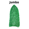 Women's Mesh Crochet Hair Net Snood Solid Color Sleeping Cap Turban - Small, Large
