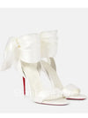 Women's Ankle Strap Stiletto Sandals 8 cm (3.15 in) High Heels Microfiber Wedding & Party Shoes