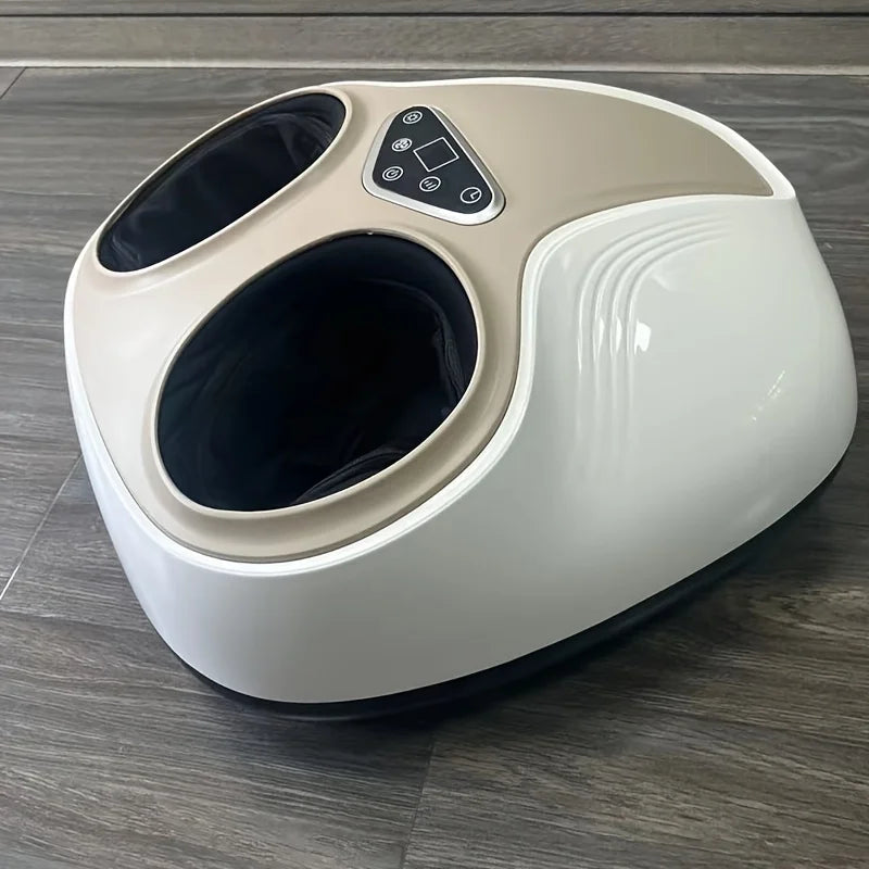 Electric Foot Massager with Heat & Kneading — Fully Automatic Foot Therapy Machine for Home & Gift