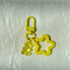 Cute Anime Animal Acrylic & Zinc Alloy Keychain with D-Shaped Buckle – Playful Bag Charm for Women