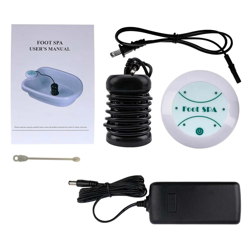 SALORIE Ionic Foot Detox Machine – Electric Foot Spa & Footbath for Detox and Relaxation