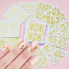 3D Floral Nail Stickers Cherry Blossom Rose Daisy Heart Manicure Decals 20/30/60/70/90 pcs 5.5×6 cm (2.17×2.36 in)