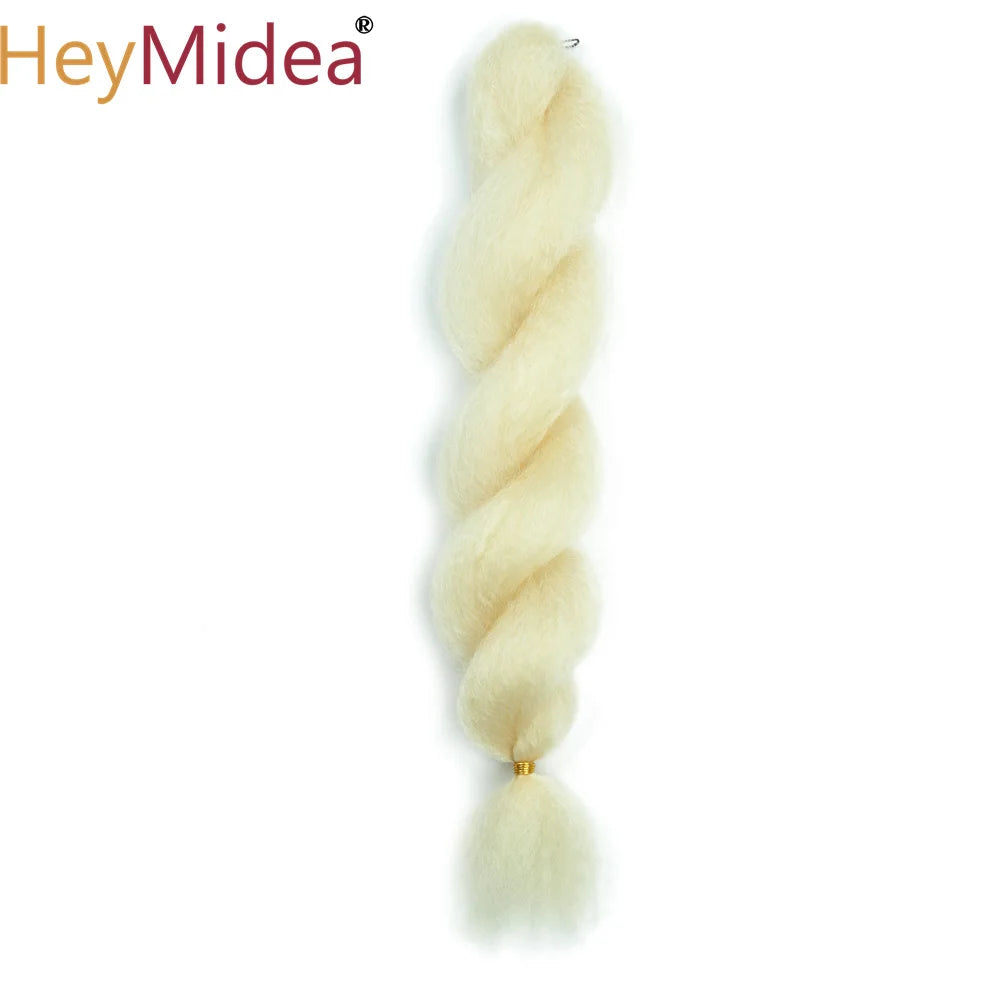 Crochet Kinky Curly Ombre Marley Braiding Hair – Synthetic Yaki Straight, 26 in (66 cm), ~60 g