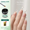 Milky Smooth Builder Hard Gel 100g (3.53 oz) UV/LED Soak-Off Nail Extension Gel — Long-Lasting, Self-Leveling Nail Builder for Manicure & Nail Art
