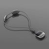 Mini Hanging Rechargeable Neck Massager – Portable Pulse Muscle Stimulator with Hot Compress for Cervical Relief