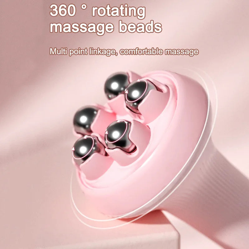 Handheld 360° Roller Massage Ball – Manual Muscle Relaxer for Back, Neck, Shoulders & Legs