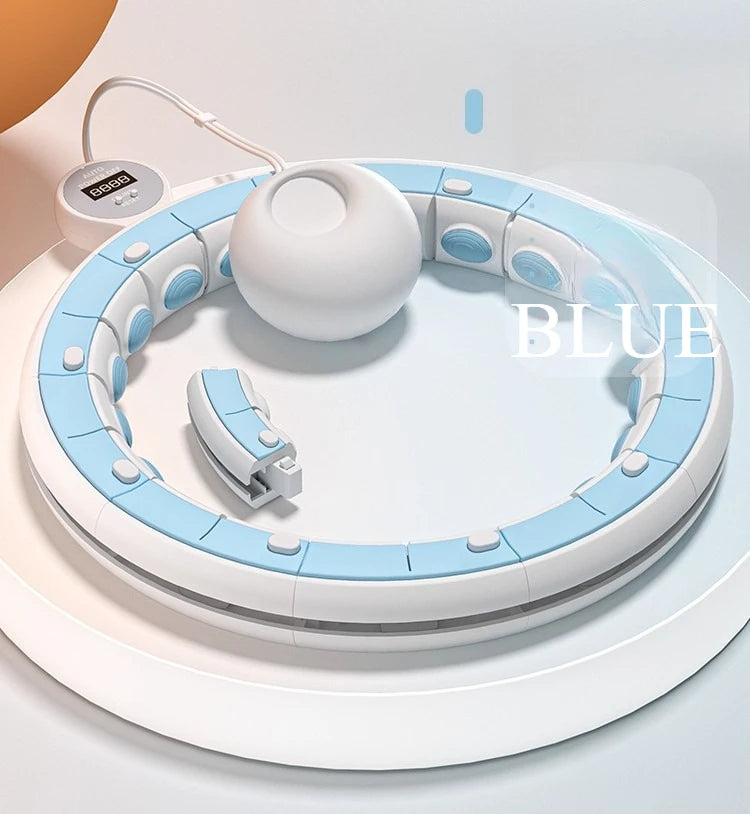 Smart Magnetic Hula Hoop for Women – Adjustable Waist Fitness Hoop for Weight Loss, Fat Burning & Cardio Workout