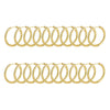10/20-Pack 316L Stainless Steel Small Minimalist Hoop Earrings – Classic Round Unisex Hoops