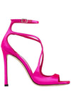 Women's Summer High Heel Open-Toe Sandals – Thin Heels Party Dance Shoes, EU 34–48 (8cm+ Heel)