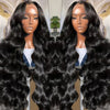 Body Wave 13x4 Lace Front Synthetic Wig - Heat Resistant 320°F, Natural Look, Adjustable Cap
