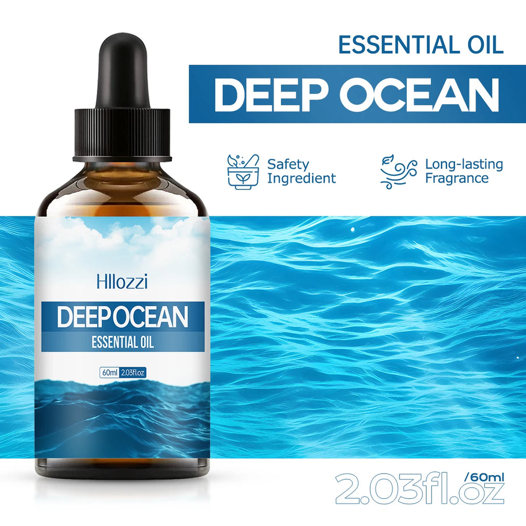 Marine Essential Oil — Aromatherapy Diffuser Oil for DIY Blends & Home Fragrance