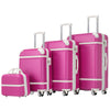 Hardshell 4-Piece Luggage Set 20, 24, 28 Inch (51, 61, 71 cm) Spinner Suitcases with Cosmetic Case and TSA Lock Lightweight