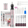 Rechargeable Electric Nail Drill Kit – Portable 4-Speed 20,000 RPM Manicure & Pedicure Set with 30+ Bits USB