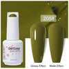 Top & Base 15ml (0.5 fl oz) Gel Nail Polish – Semi-Permanent UV/LED Soak-Off Base Coat and Top Coat, Long-Lasting Manicure