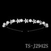 Rhinestone Star Headband with Multilayer Pearls and Zircon Bridal Party Hairband