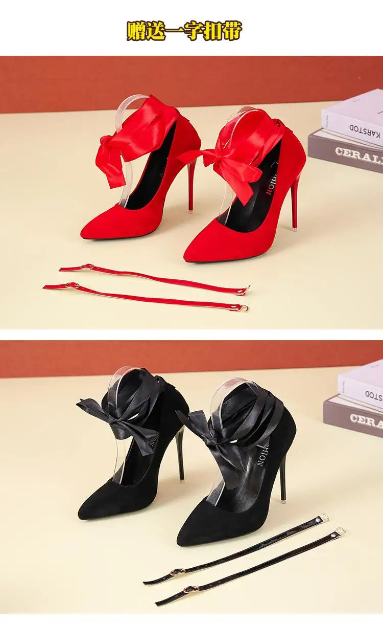 Pearl Bead Ankle-Strap Pumps Gold – Rhinestone Buckle High Heels 7cm (2.8in) & 10cm (3.9in) – Party Wedding Shoes, Plus Sizes to EU 45