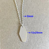 10-Pack Stainless Steel Irregular Geometric Pendant Necklaces for Women Link Chains