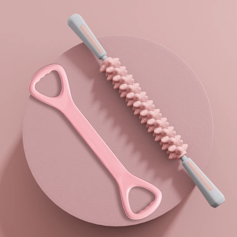 Wolf Tooth Muscle Massage Stick Roller - TPE Deep Tissue Massager for Calves, Thighs, Arms & Forearms, Yoga & Fitness Recovery