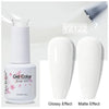 Top & Base 15ml (0.5 fl oz) Gel Nail Polish – Semi-Permanent UV/LED Soak-Off Base Coat and Top Coat, Long-Lasting Manicure
