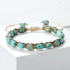 Handmade Bohemian Natural Stone Beaded Bracelet Braided Adjustable Friendship Vintage Strand