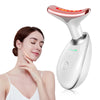 Upgraded Dual-Ring Roller Neck Massager, Portable USB Rechargeable Lifting & Tightening Device — Holiday Gift for Women