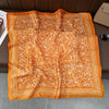 Polyester Satin-Look Square Scarf 70 x 70 cm (27.6 x 27.6 in), Cat Print Headscarf, Neck Wrap, Bandana for Women