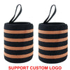 1 Pair Extra Strength Wrist Wraps Weight Lifting Wrist Support Braces for Gym Training Custom Logo