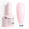Hema-Free TPO-Free Gel Nail Polish 7.5ml, Glitter Jelly & Nude Shades, Soak-Off UV/LED Full Coverage French