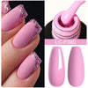 15ml (0.5 fl oz) Quick Extension Gel Nail Polish Nude Milk White Builder Hard Gel Varnish UV/LED